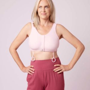 Polreta Mastectomy Bra with Pockets for Breast Prosthesis Women Everyday Bra,  Pink, 40C : : Clothing, Shoes & Accessories